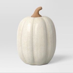 Large Ceramic Pumpkin Figurine Cream - Threshold™
